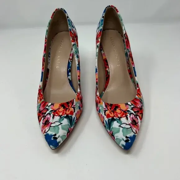 Kelly & Katie KK Misha Women's Heels Size 6.5 Floral - Picture 2 of 12